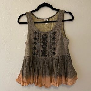 Anthropologie Akemi + Kin Beaded Ombré Tanktop - XS/S